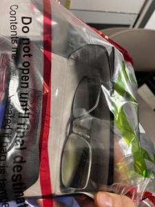 cs 1090/2025 eyeglasses in a black case Costco